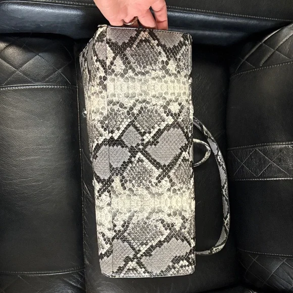 Jason Wu EUC Snakeskin Pattern Women's Bag - Black and Gray - Picture 12 of 13